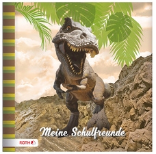 ROTH Freundebuch "Tyrannosaurus", 165 x 165 mm, 64 Seiten