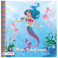 ROTH Freundebuch "Meerjungfrau", 165 x 165 mm, 64 Seiten