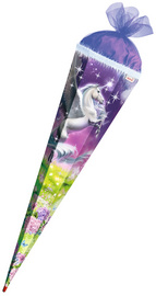 ROTH Schultüte "Magic Pegasus", eckig, 850 mm, mit Effekt