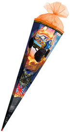 ROTH Schultüte "Monstertruck Fire", eckig, 850 mm