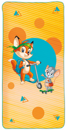 ROTH Kinder-Badetuch "Fredo & Fitzi", 600 x 1.200 mm