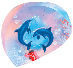 ROTH Kinder-Badekappe "Delfine"