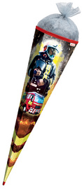 ROTH Schultüte "Feuerwehrmann", rund, 700 mm