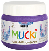 KREUL Funkel-Fingerfarbe "MUCKI", smaragd-grün, 150 ml