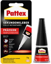 Pattex Sekundenkleber Präzision, flüssig, 5 g Tube