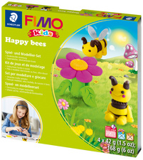 FIMO kids Modellier-Set Form & Play "Happy bees", Level 3