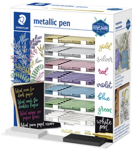 STAEDTLER Permanent-Marker metallic pen, 70er Display