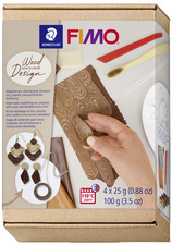 FIMO SOFT Modelliermasse-Set WOOD EFFECT, ofenhärtend