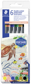 STAEDTLER Doppel-Fasermaler "Australien", 6er Kartonetui