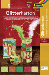 folia Glitterkarton "Oriental", 240 x 340 mm, 300 g/qm