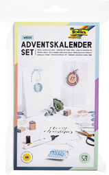 folia Adventskalender Papiertüten blanko, weiß (57906208)