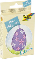 folia Mini Filz-Nähset "Filzinies", 22-teilig, Osterei