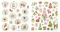 folia Weihnachts-Sticker Charming Christmas III