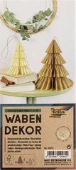 folia Wabendekor HYGGE XMAS TREES, 2er Set, Größe: S/M