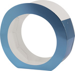 folia Metallic-Laternen-Zuschnitt, 350 g/qm, hellblau