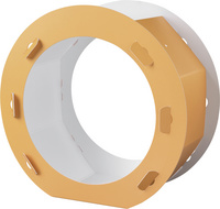 folia Rund-Laternen-Zuschnitt, Durchm.: 220 mm, orange