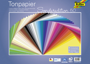 folia Tonpapier Sonderedition 50, (B)500 x (H)700mm, 130g/qm