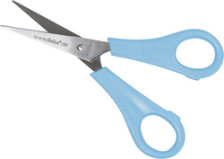 folia Kinder-Bastelschere, spitz, Rechtshänder, Länge: 135mm