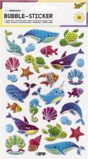 folia Bubble-Sticker UNDERWATER