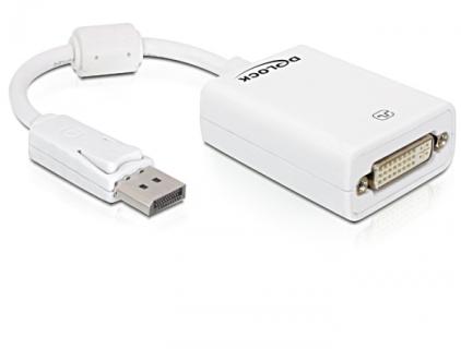 Delock Adapter Displayport Stecker auf DVI 24+5 Buchse