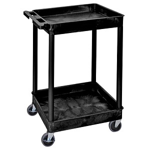 Tischwagen schwarz 61,0 x 46,0 x 95,0 cm