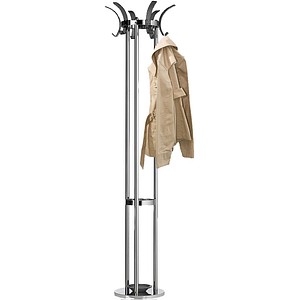 ALCO Gaderobenständer 2872-11 Anzahl der Haken: 6 (Ø x H) 42.5 cm x 174 mm Meta