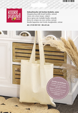 KNORR prandell Baumwoll-Einkaufstasche, 380 x 420 mm, natur