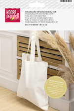 KNORR prandell Baumwoll-Einkaufstasche, 380 x 420 mm, weiß