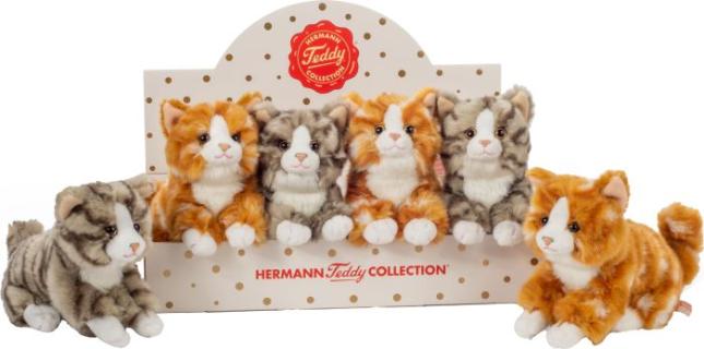 Katzen, ca. 18cm, sort.i.Display