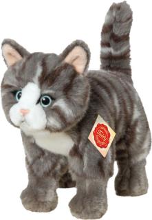 Katze stehend grau, ca. 20 cm