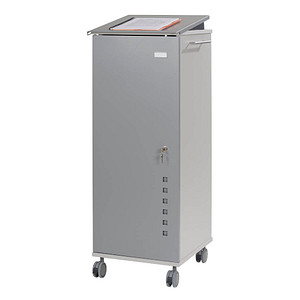 rocada Caddy Bürowagen grau 5 Ebenen 47,0 x 42,4 x 120,0 cm