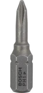 BOSCH Kreuzschlitz-Bit PH 1 Bosch extra hart C 6.3 3 St.