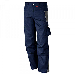 QUALITEX® Herren Arbeitshose „pro mg 245“ marine/grau Größe 48