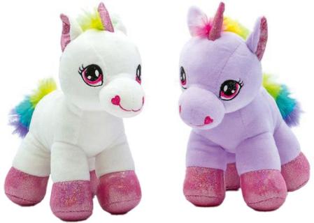 Plüsch Einhorn 20cm, 2-fach sortiert