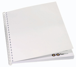 GBC Einbanddeckel ibiStol, DIN A4, Karton, 350 g-qm weiß matt, für Plastik-, Dr