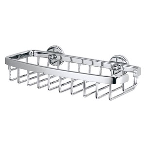 tesa Duschkorb ALUXX S, viereckig, Aluminium verchromt