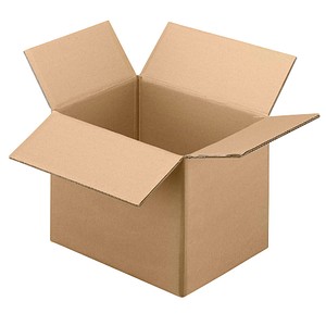 20 Nestler Wellpapp-Faltkartons 2-wellig braun 33,8 x 24,8 x 25,3 cm Außenmaß