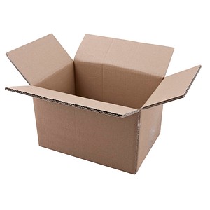 20 Nestler Wellpapp-Faltkartons 2-wellig braun 31,8 x 22,8 x 20,8 cm Außenmaß