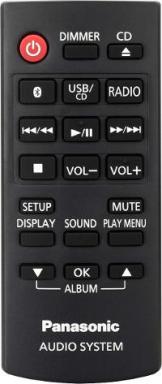 PANASONIC SC-PM704EG-S Micro HiFi System mit 80W, CD, Bluetooth, DAB+, silber