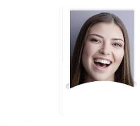 DAIBER 1x100 Daiber Passbildmappen Profi-Line bis 4,5x6 cm weiß (14011)