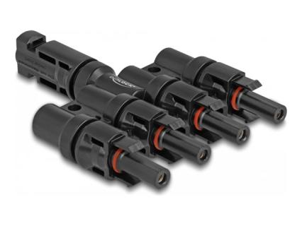 DELOCK 60026 Kabeladapter 1 x DL4 4 x DL4 Schwarz (60026)