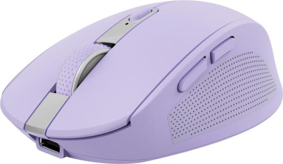 TRUST OZAA COMPACT Maus Funk Optisch Purple 6 Tasten 3200 dpi Integriertes Scro