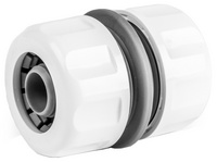 Bradas Schlauchverbinder WHITE LINE, 3/4" auf 1/2", weiß