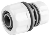 Bradas Schlauchverbinder WHITE LINE, 1" auf 3/4", weiß