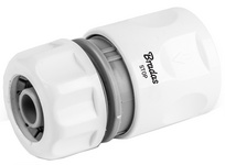 Bradas Schlauchkupplung WHITE LINE mit Wasserstopp, 1/2