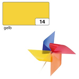 folia Transparentpapier, (B)505 x (L)700 mm, 115 g/qm, gelb