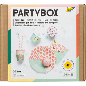 folia Party-Box "Girls", 42-teilig
