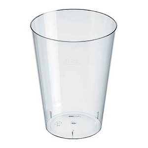 STARPAK Kunststoff-Trinkbecher PS, 0,3 l, glasklar, 50er