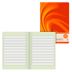 BRUNNEN Schulheft Vivendi Lineatur 1 (1. Schuljahr) liniert DIN A5 Rand rundum, 16 Blatt