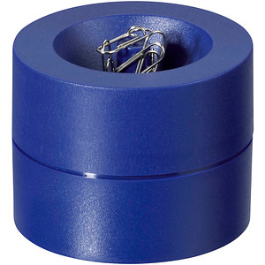 Klammernspender MAULpro Recycling blau, Oberfläche matt, ØxH: 7,3x6cm